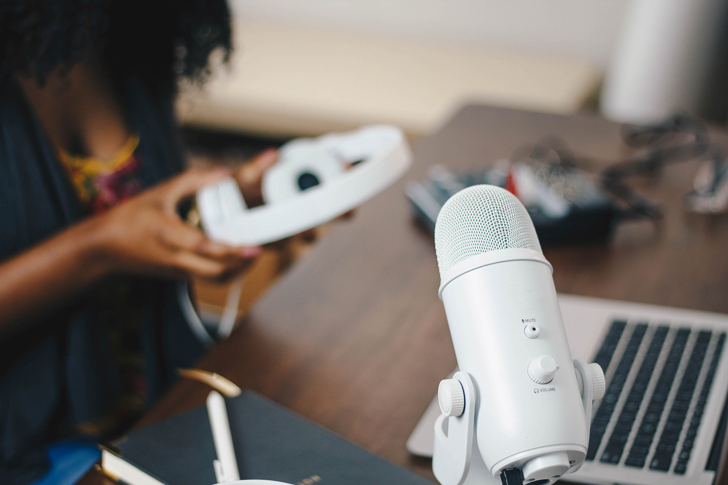 podcast stock image